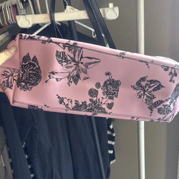 Victoria's Secret Pink and Black Floral Tote - Picture 6 of 6